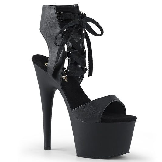 ADORE-700-14 7" Heel, 2 3/4" PF Front Lace-Up Sandal