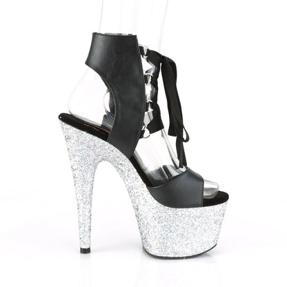 ADORE-700-14LG 7" Heel, 2 3/4" PF Front Lace-up Sandal