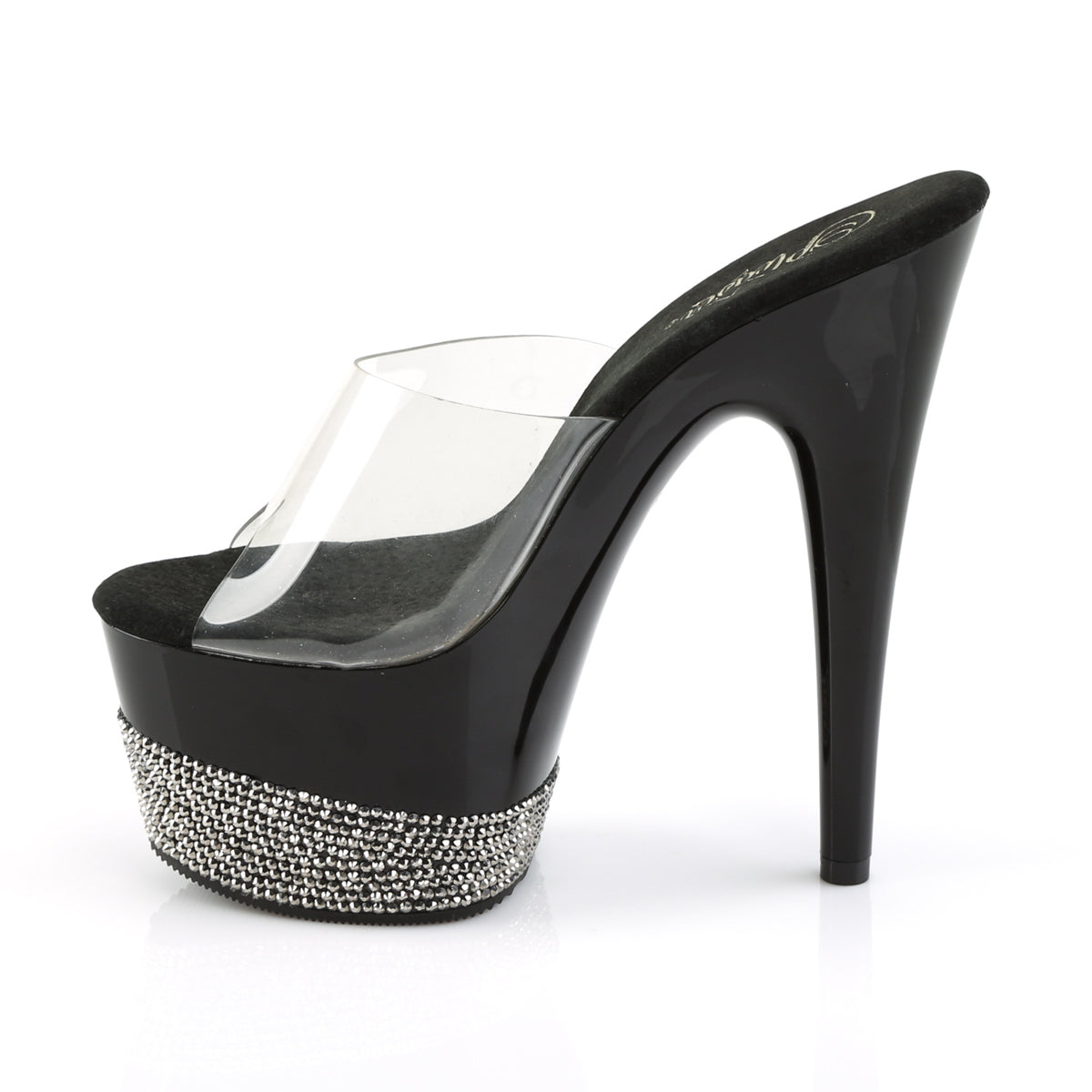 ADORE-701-3 7" Heel, 2 3/4" PF Slide w/ Rhinestone Platform