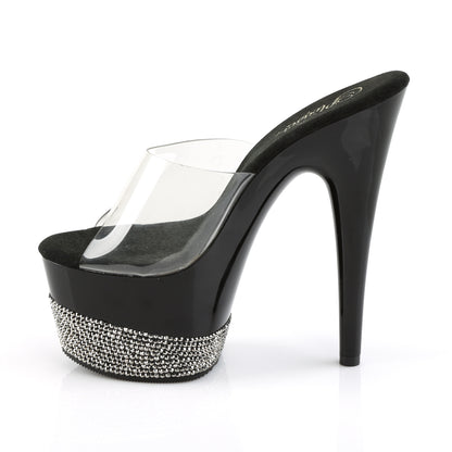 ADORE-701-3 7" Heel, 2 3/4" PF Slide w/ Rhinestone Platform