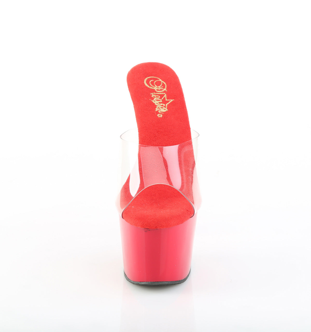 ADORE-701 7" Heel, 2 3/4" PF Peep Toe Slide