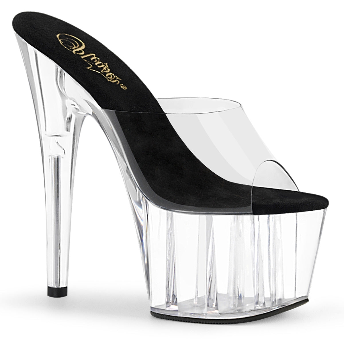ADORE-701 7" Heel, 2 3/4" PF Peep Toe Slide