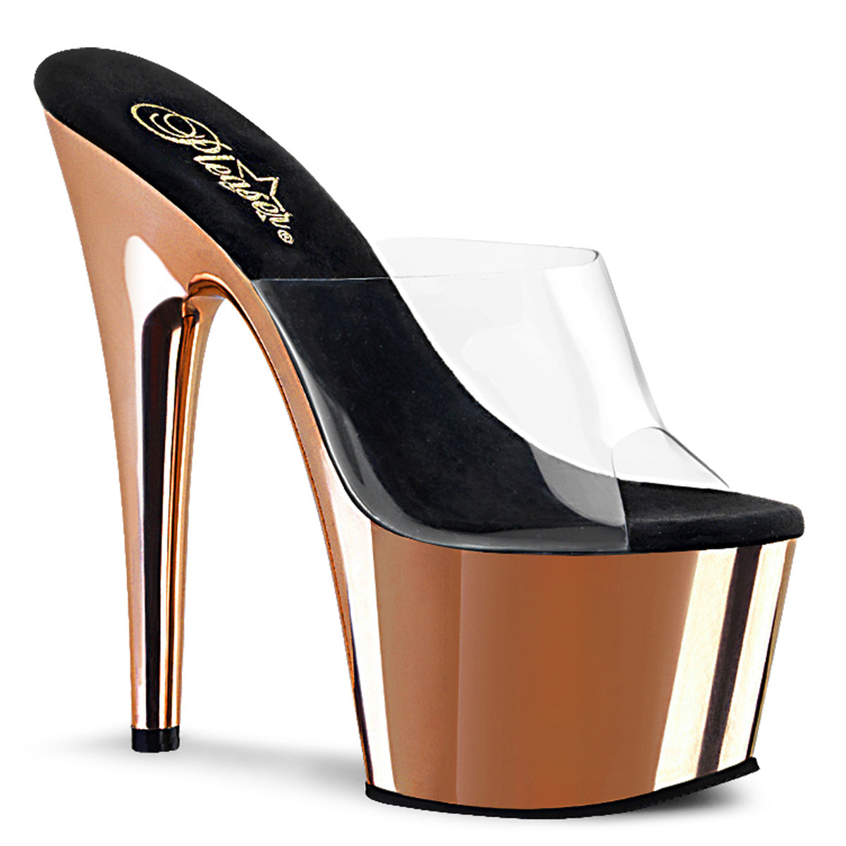 ADORE-701 7" Heel, 2 3/4" PF Peep Toe Slide