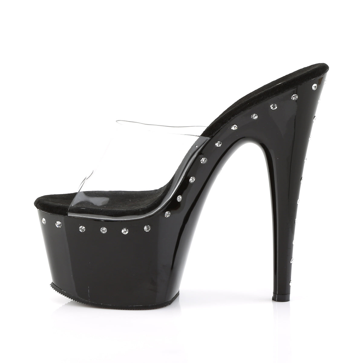 ADORE-701LS 7" Heel, 2 3/4" PF Slide Featuring 1 Line R/S On PF And Heel