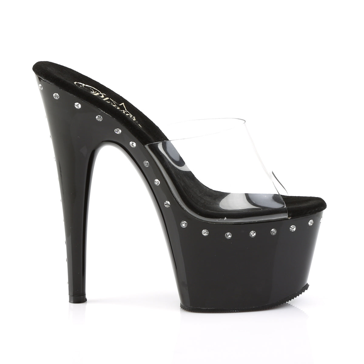 ADORE-701LS 7" Heel, 2 3/4" PF Slide Featuring 1 Line R/S On PF And Heel