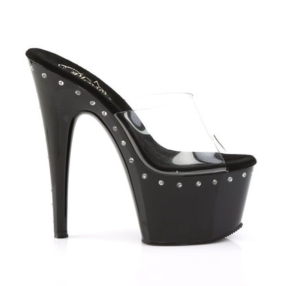 ADORE-701LS 7" Heel, 2 3/4" PF Slide Featuring 1 Line R/S On PF And Heel