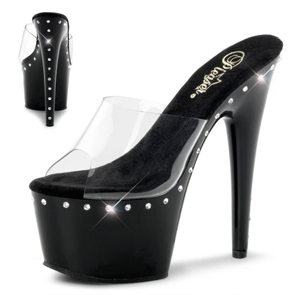 ADORE-701LS 7" Heel, 2 3/4" PF Slide Featuring 1 Line R/S On PF And Heel