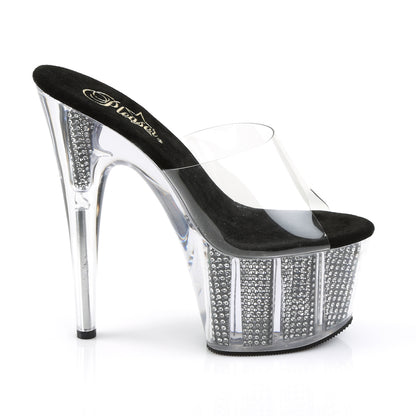 ADORE-701SRS 7" Heel, 2 3/4" PF Slide W/Simulated RS Filled BTM