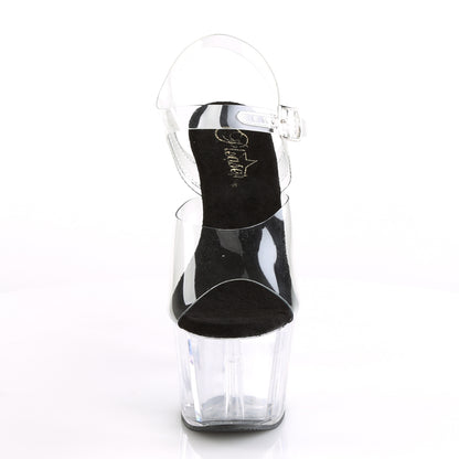 ADORE-708 7" Heel, 2 3/4" PF Ankle Strap Sandal