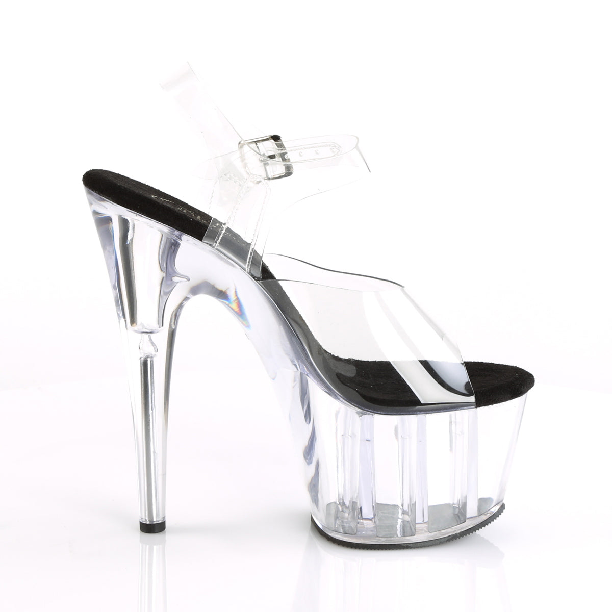 ADORE-708 7" Heel, 2 3/4" PF Ankle Strap Sandal