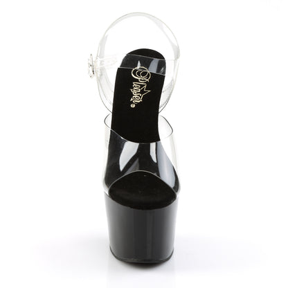 ADORE-708 7" Heel, 2 3/4" PF Ankle Strap Sandal