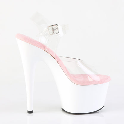 ADORE-708 7" Heel, 2 3/4" PF Ankle Strap Sandal
