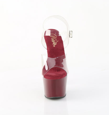 ADORE-708 7" Heel, 2 3/4" PF Ankle Strap Sandal