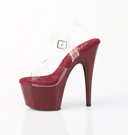 ADORE-708 7" Heel, 2 3/4" PF Ankle Strap Sandal