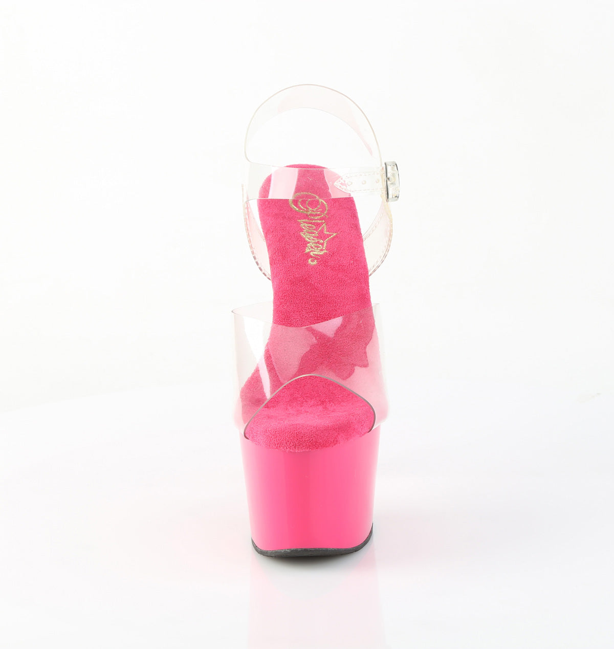 ADORE-708 7" Heel, 2 3/4" PF Ankle Strap Sandal
