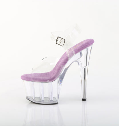 ADORE-708 7" Heel, 2 3/4" PF Ankle Strap Sandal