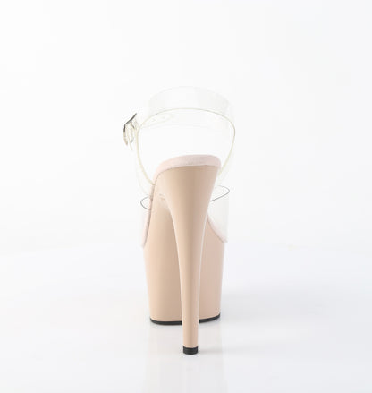 ADORE-708 7" Heel, 2 3/4" PF Ankle Strap Sandal