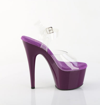ADORE-708 7" Heel, 2 3/4" PF Ankle Strap Sandal