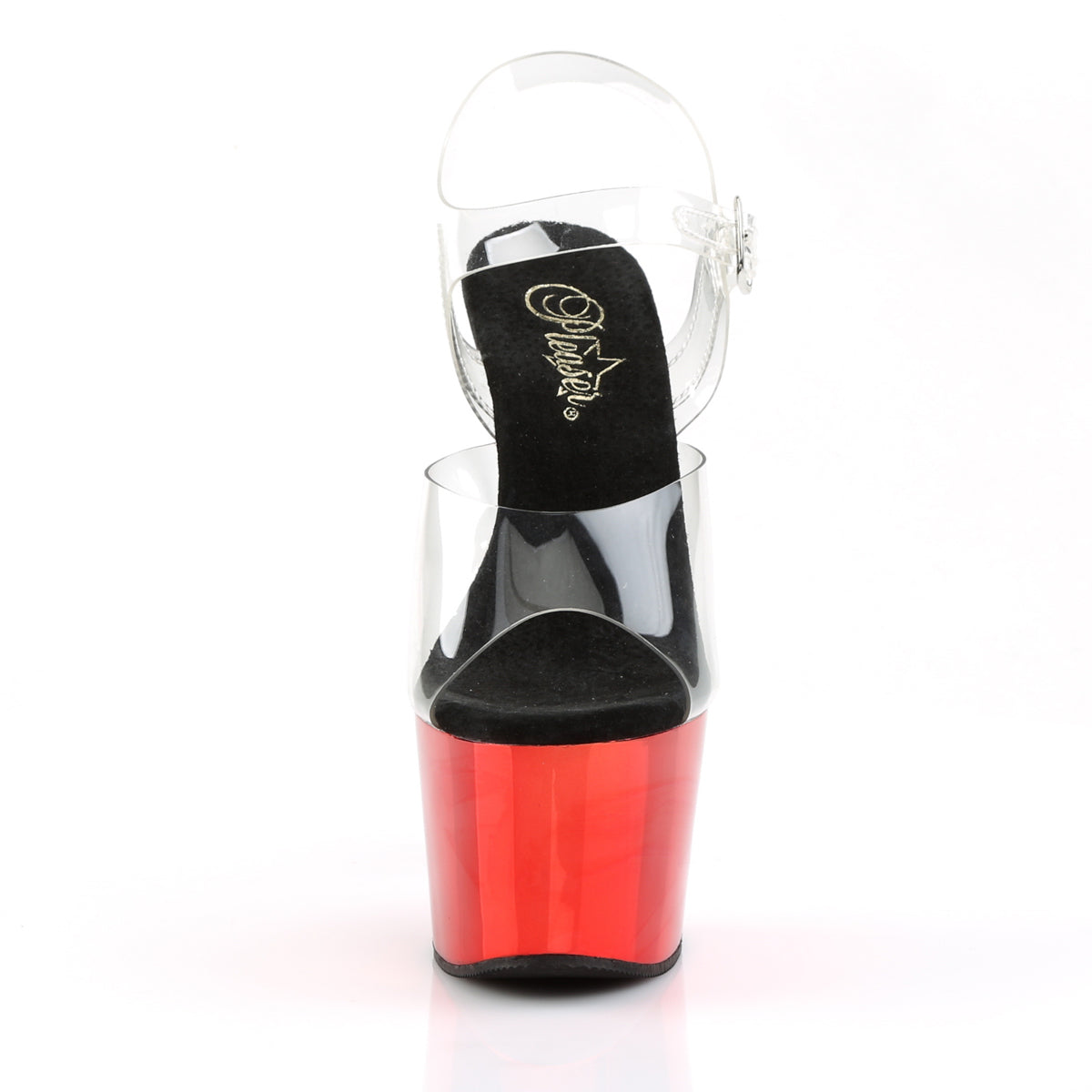 ADORE-708 7" Heel, 2 3/4" PF Ankle Strap Sandal