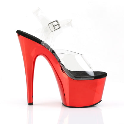 ADORE-708 7" Heel, 2 3/4" PF Ankle Strap Sandal