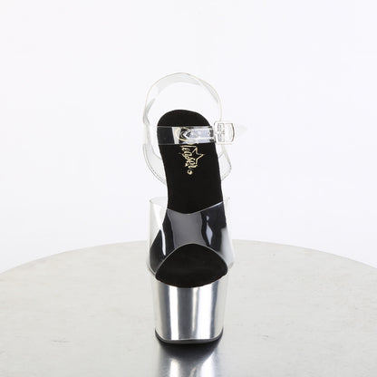 ADORE-708 7" Heel, 2 3/4" PF Ankle Strap Sandal