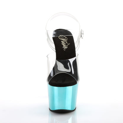 ADORE-708 7" Heel, 2 3/4" PF Ankle Strap Sandal