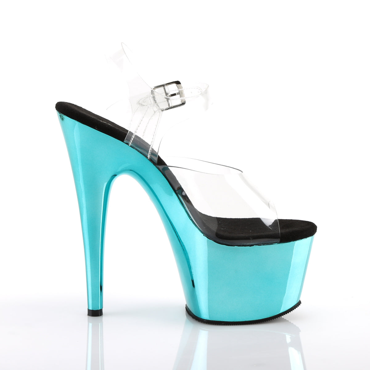 ADORE-708 7" Heel, 2 3/4" PF Ankle Strap Sandal