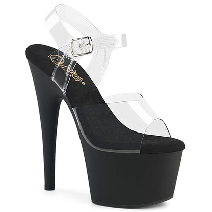 ADORE-708 7" Heel, 2 3/4" PF Ankle Strap Sandal