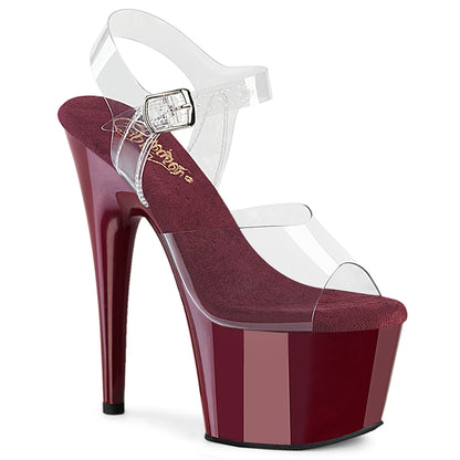 ADORE-708 7" Heel, 2 3/4" PF Ankle Strap Sandal