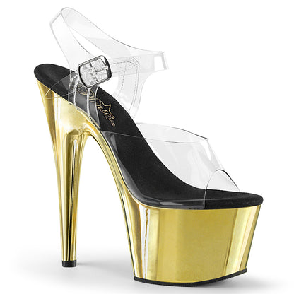 ADORE-708 7" Heel, 2 3/4" PF Ankle Strap Sandal