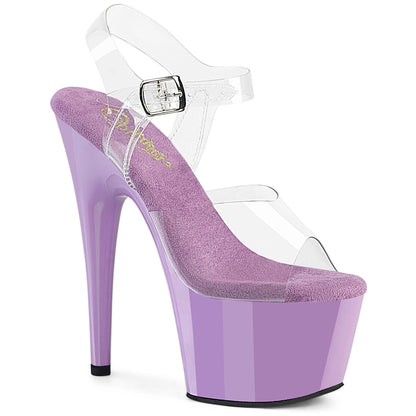 ADORE-708 7" Heel, 2 3/4" PF Ankle Strap Sandal