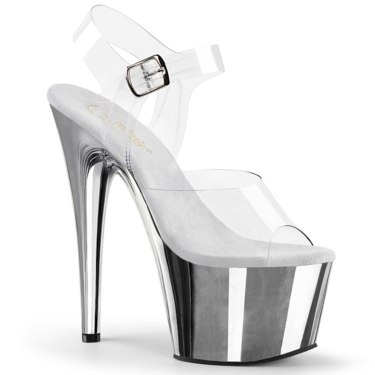ADORE-708 7" Heel, 2 3/4" PF Ankle Strap Sandal