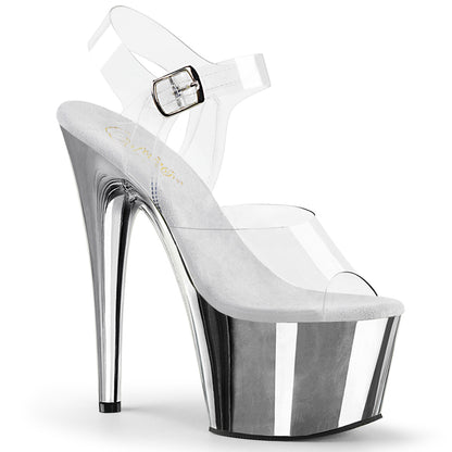 ADORE-708 7" Heel, 2 3/4" PF Ankle Strap Sandal