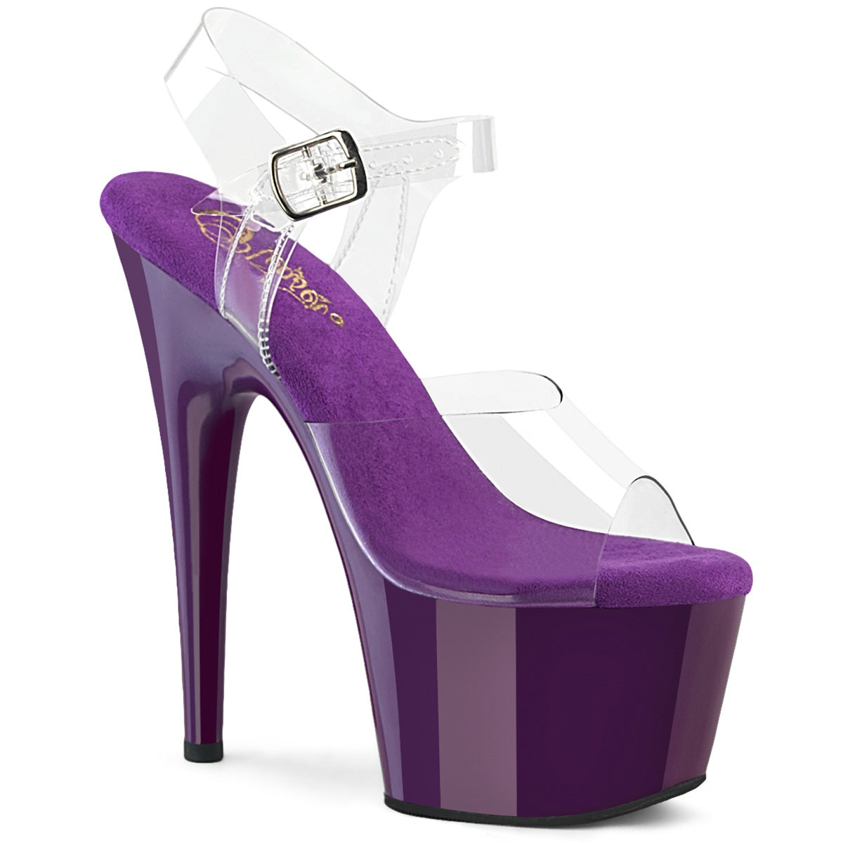 ADORE-708 7" Heel, 2 3/4" PF Ankle Strap Sandal