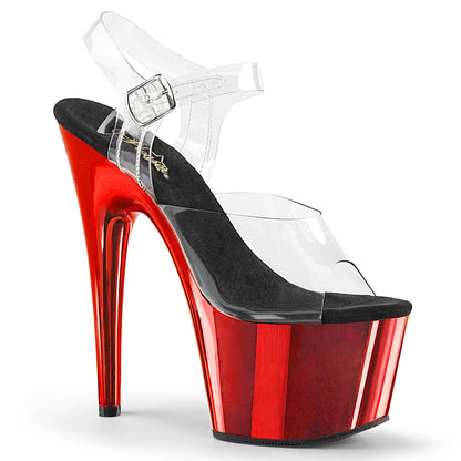 ADORE-708 7" Heel, 2 3/4" PF Ankle Strap Sandal