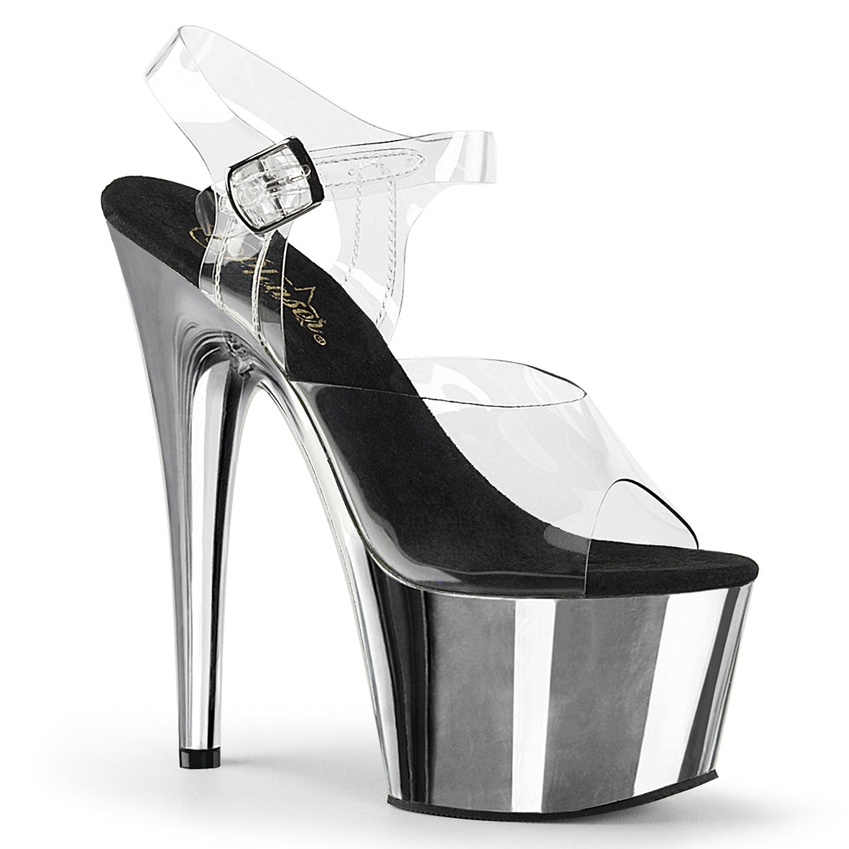 ADORE-708 7" Heel, 2 3/4" PF Ankle Strap Sandal