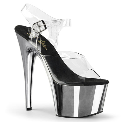 ADORE-708 7" Heel, 2 3/4" PF Ankle Strap Sandal