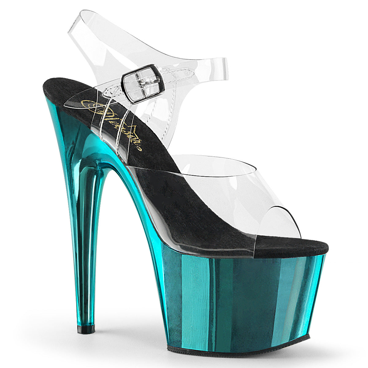 ADORE-708 7" Heel, 2 3/4" PF Ankle Strap Sandal