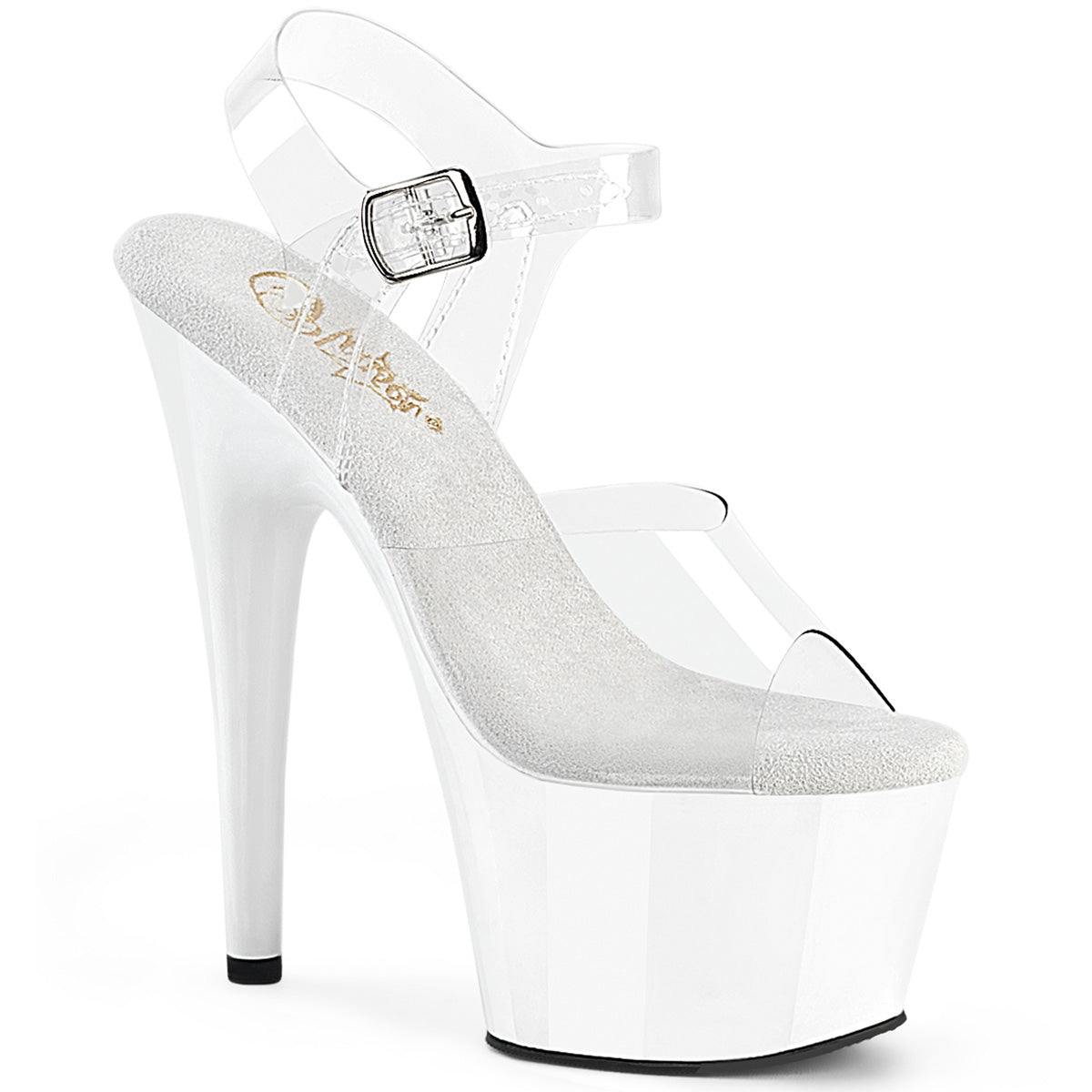 ADORE-708 7" Heel, 2 3/4" PF Ankle Strap Sandal