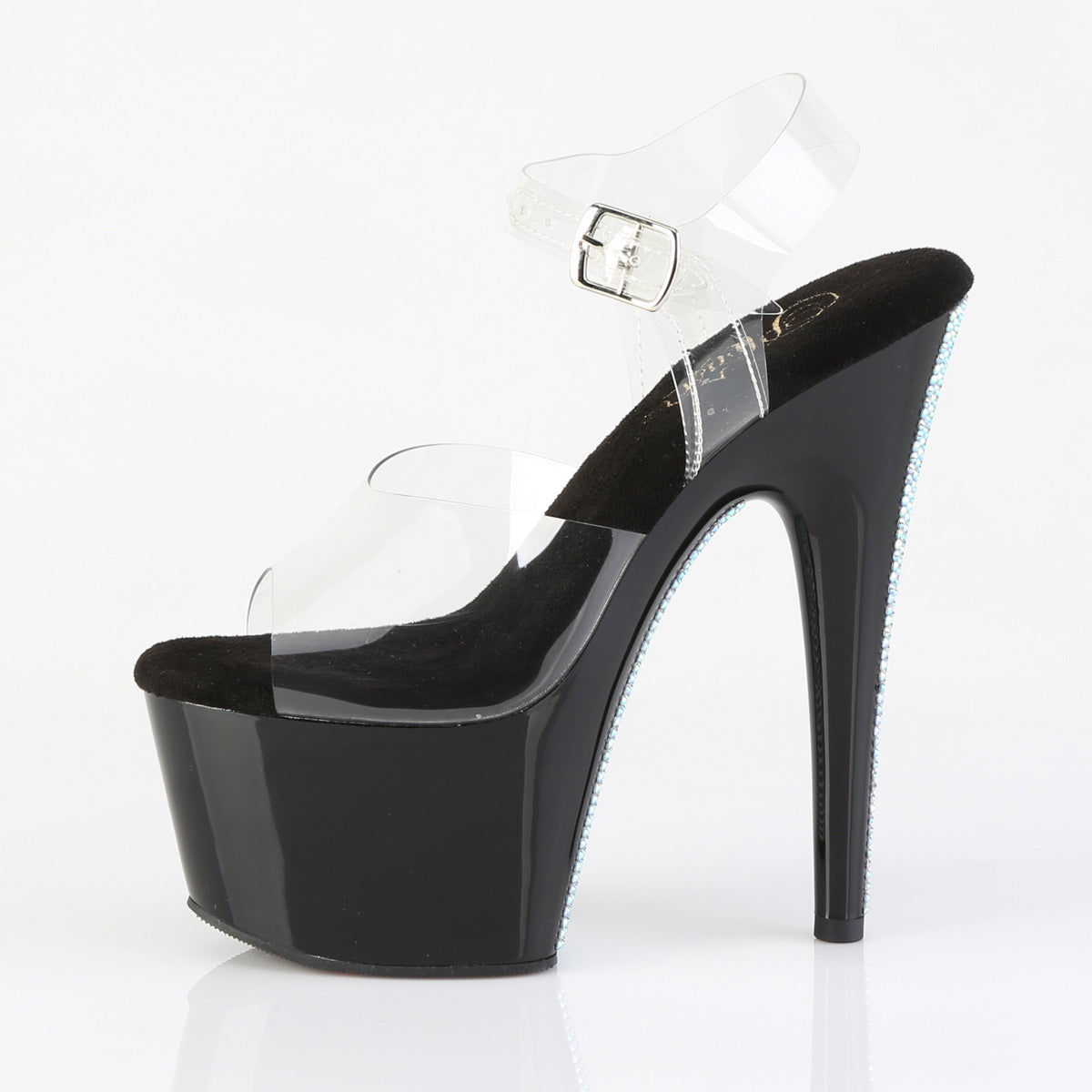ADORE-708CRS-2 7" Heel, 2 3/4" PF Ankle Strap Sandal