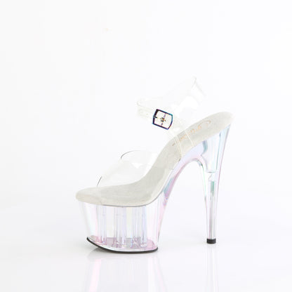ADORE-708HT 7" Heel, 2 3/4" Tinted PF Ankle Strap Sandal