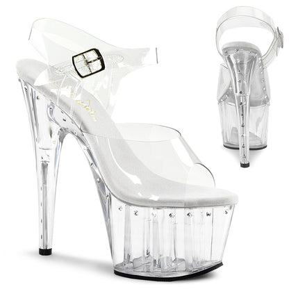 ADORE-708LS 7" Heel, 2 3/4" PF Ankle Strap Sandal w/ RS Line