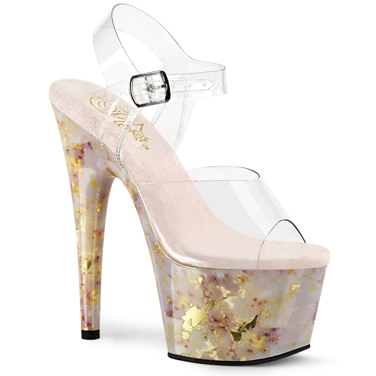 ADORE-708MB 7" Heel, 2 3/4" PF Ankle Strap Sandal
