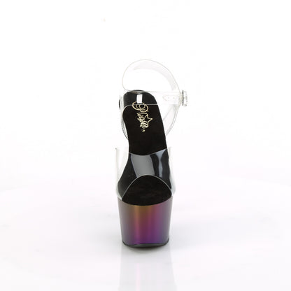 ADORE-708MCH *7" Heel, 2 3/4" PF Ankle Strap Sandal