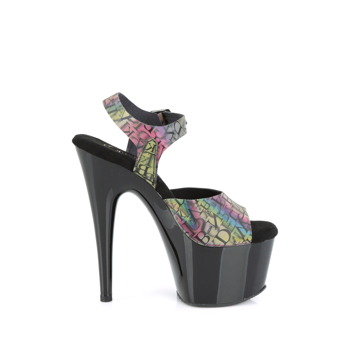 ADORE-708N-LTP *7" Heel, 2 3/4" PF Ankle Strap Sandal