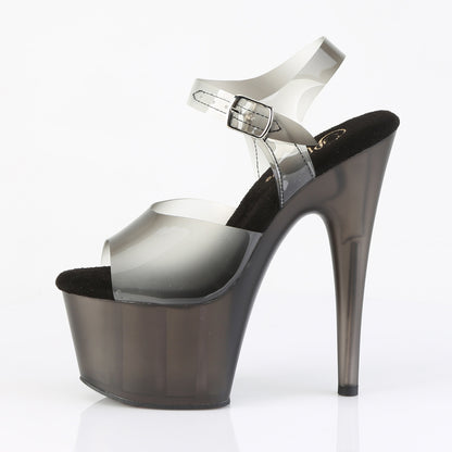 ADORE-708N-T 7" Heel, 2 3/4" Tinted PF Ankle Strap Sandal