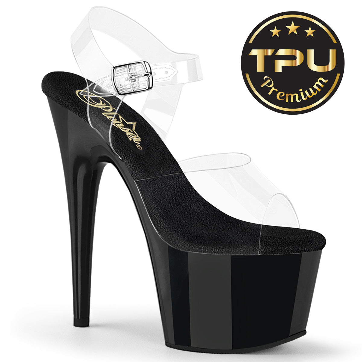 ADORE-708PREM 7" Heel, 2 3/4" PF Ankle Strap Sandal