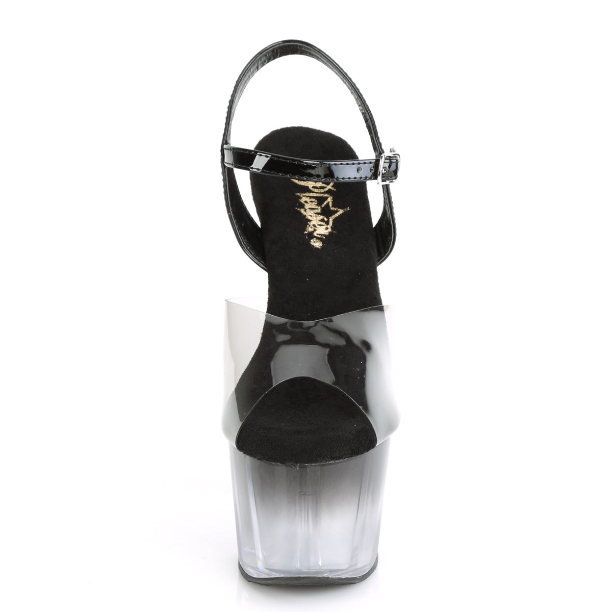 ADORE-708T-2 7" Heel, 2 3/4" PF Ombre Ankle Strap Sandal