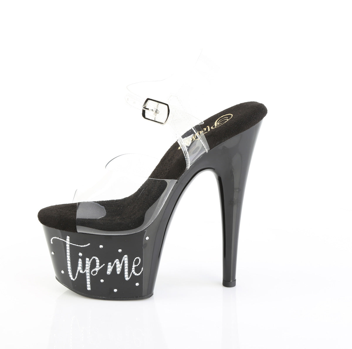 ADORE-708TIP-02 7" Heel, 2 3/4" PF Ankle Strap Sandal w/ RS