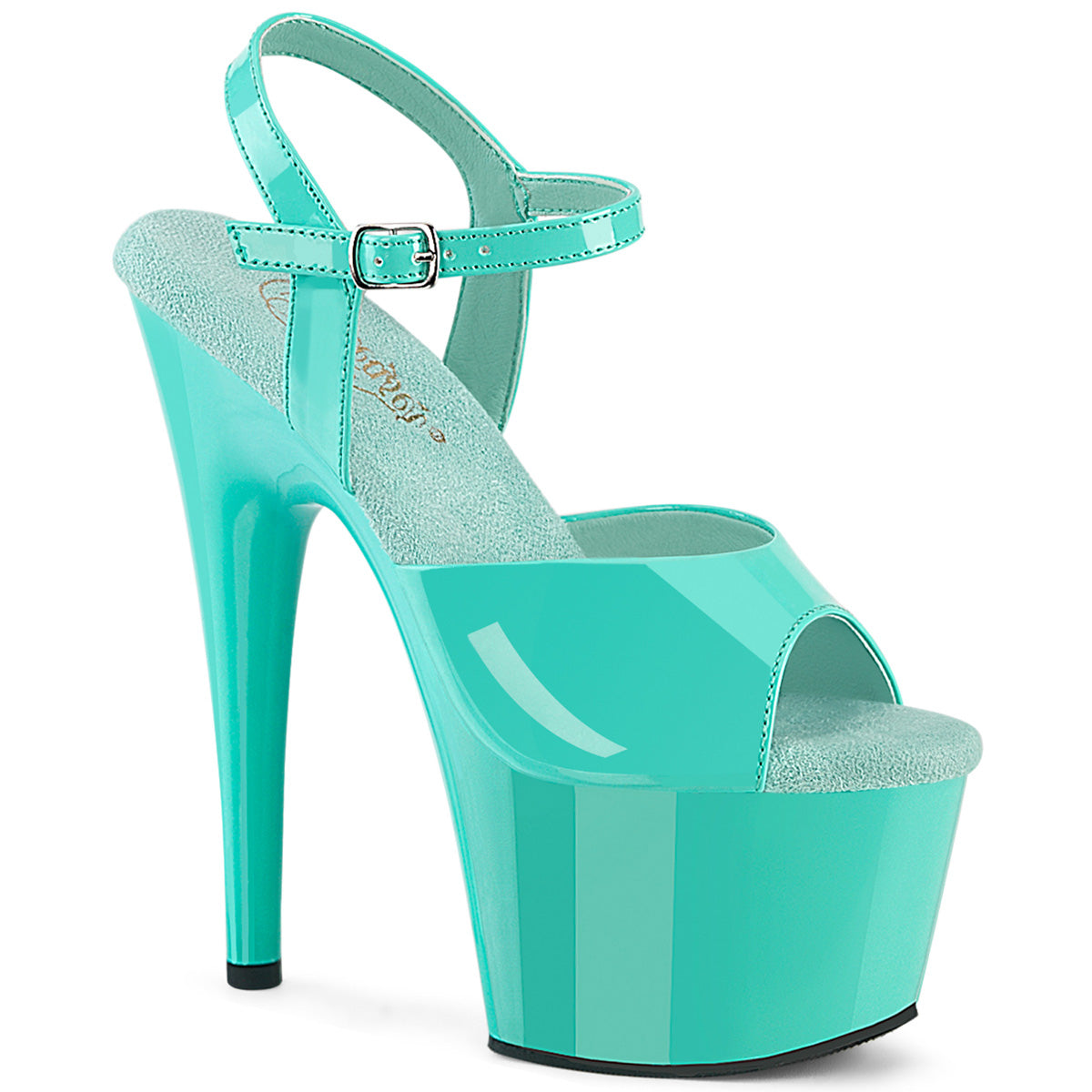 ADORE-709 7" Heel, 2 3/4" PF Ankle Strap Sandal